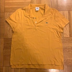 Men’s Lacoste Polo (Mustard)